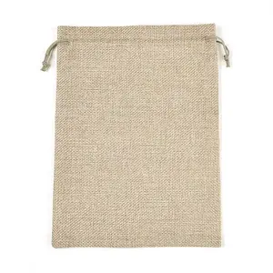 Burlap Packing Pouches Drawstring Bags