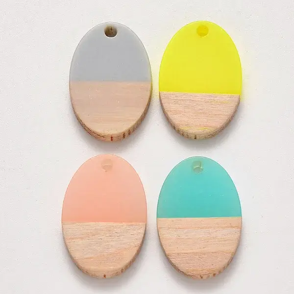 Resin & Wood Pendants