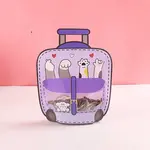 Schoolbag Shaped Plastic Zip Lock Bags