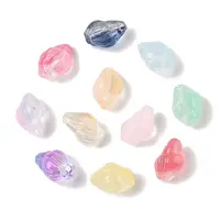 Transparent Spray Paint Glass Beads