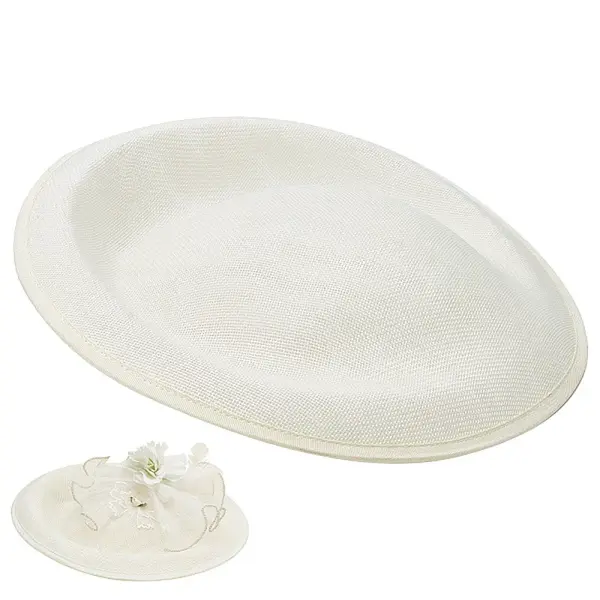 Linen Mini Hat Fascinator Base