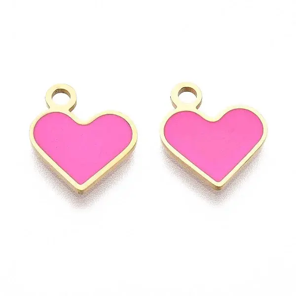 304 Stainless Steel Enamel Charms