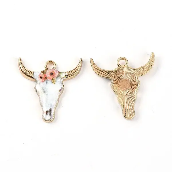 Zinc Alloy Enamel Pendants