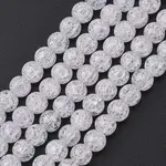 Synthetic Crackle Quartz Beads Strands