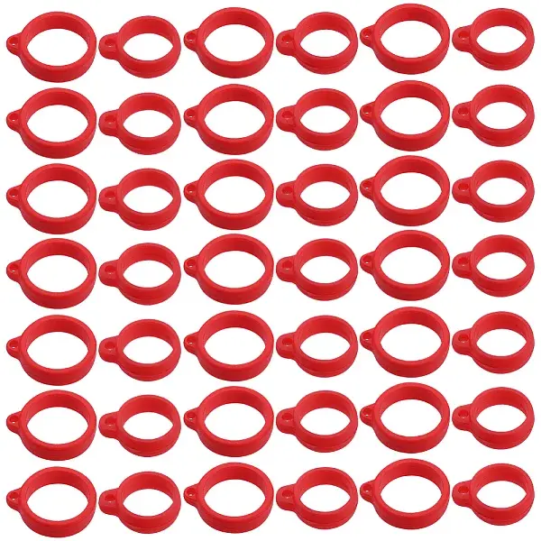 60Pcs 2 Style Silicone Pendant
