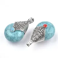 Tibetan Style Resin Pendants