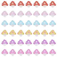 120Pcs 6 Colors Translucent Resin Cabochons