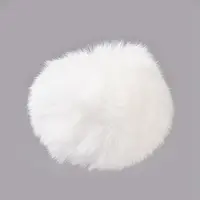 Handmade Faux Rabbit Fur Pom Pom Ball Covered Pendants