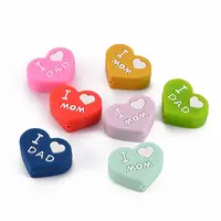 Mother's Day Food Grade Eco-Friendly Silicone Focal Beads