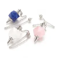 Natural Gemstone Dowsing Pendulums