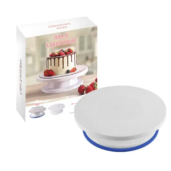 Non-slip PP Plastic Cake Turntable
