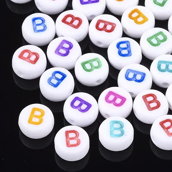 Initial Acrylic Beads