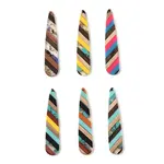 Transparent Resin & Walnut Wood Big Pendants