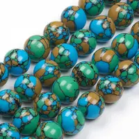 Synthetic Turquoise Beads Strands