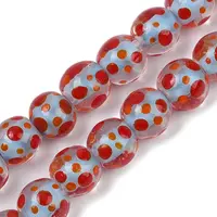 Handmade Lamword Beads Strands