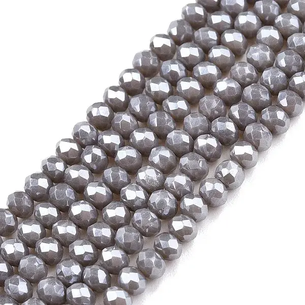 Electroplate Glass Beads Strands