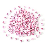 White Opaque Acrylic Beads