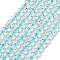 Transparent Glass Beads Strands