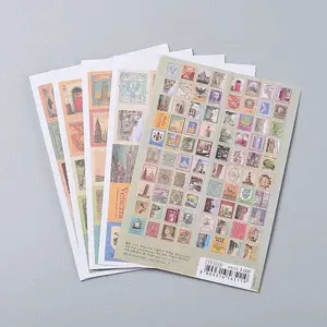 Postage Stamp Shape DIY Paper Label Paster Picture Stickers