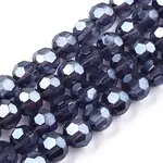 Electroplate Glass Bead Strands