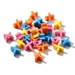 UV Plating Opaque Acrylic European Beads