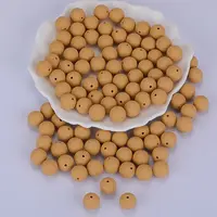 Round Silicone Focal Beads
