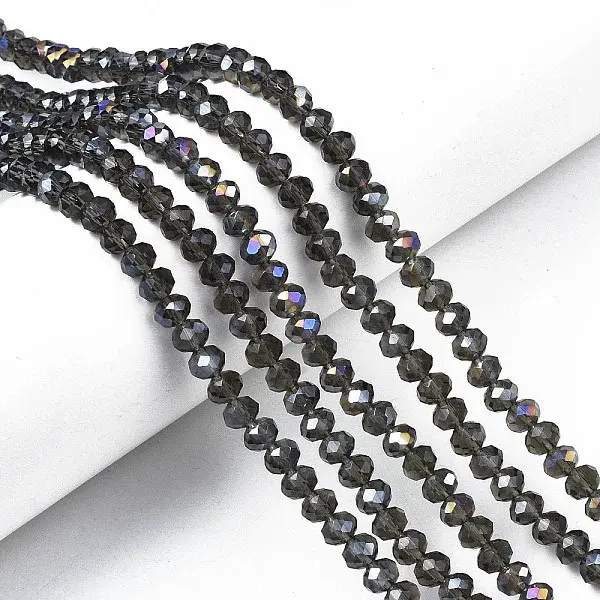 Electroplate Glass Beads Strands