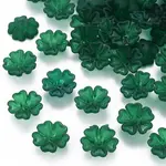 Transparent Frosted Acrylic Bead Caps