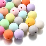Frosted Opaque Acrylic Beads