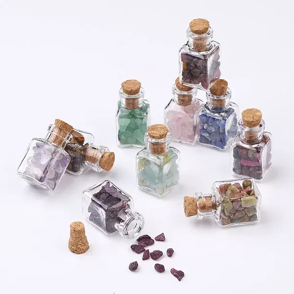 Glass Wishing Bottle Decorations