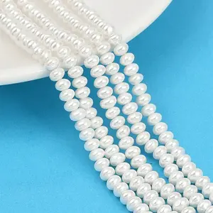 Electroplated Shell Pearl Beads Strands