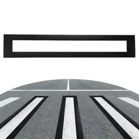 Rectangle PVC Hollow Out Painting Stencils