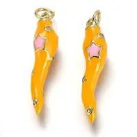 Brass Enamel Pendants