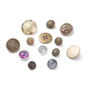 1-Hole Alloy Button