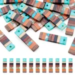 Translucent Resin & Walnut Wood Pendants