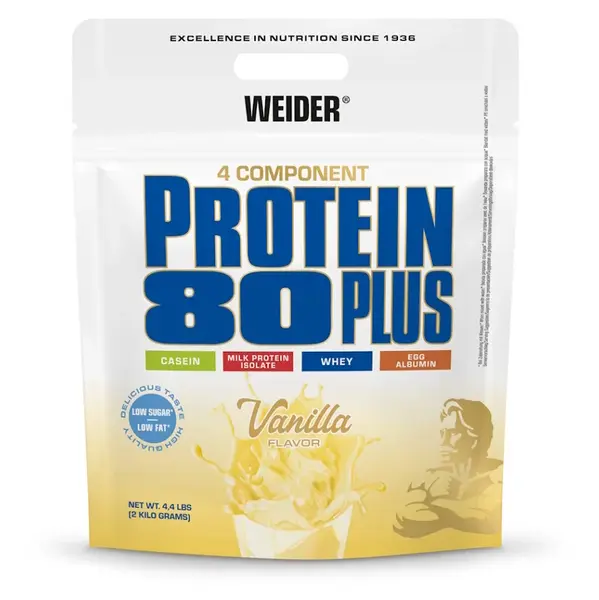 WEIDER Protein 80 plus vanilka 2000 g