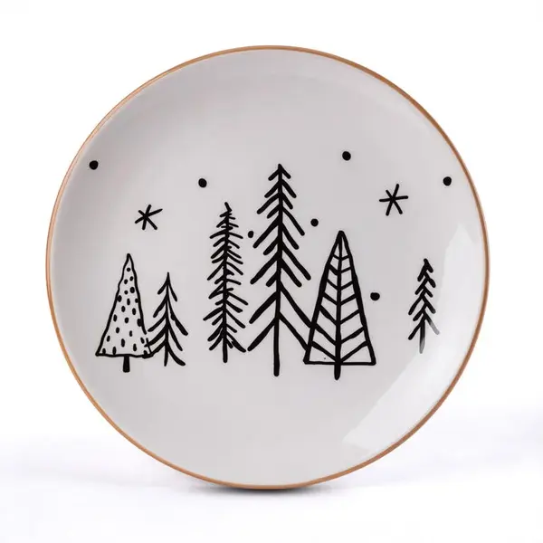 Keramický tanier STROMČEKY 24 cm