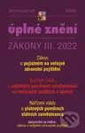 Aktualizace III/5 / 2022 - pojistné na veřejné zdravotní pojištění