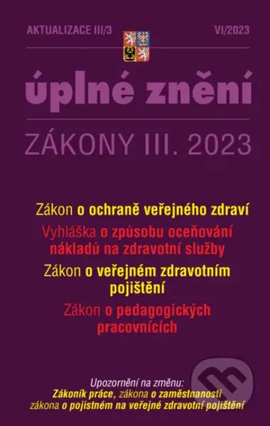 Aktualizace III/3 - o ochraně veřejného zdraví (o pedagogických pracovnících)