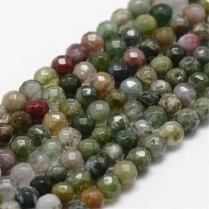 Natural Indian Agate Beads Strands