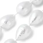 Electroplated Shell Pearl Beads Strands