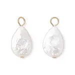 Natural Keshi Pearl Pendants