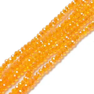 Electroplate Glass Beads Strands