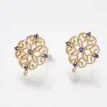 Brass Stud Earring Findings