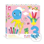 Kreslenie krok za krokom Zvieratká od 3 rokov (Janod My arts&crafts Kreatívna sada) - hra z kategorie Vzdělávací hry