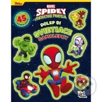 Dolep si svietiace samolepky Spidey - kniha z kategorie Omalovánky, vystřihovánky, papír