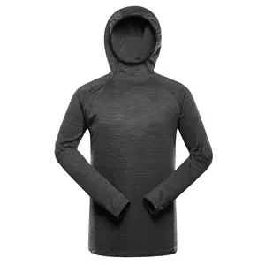 Pánská rychleschnoucí mikina alpine pro rolt černá xl