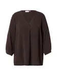 ONLY Carmakoma Blúzka 'CARMETTA'  tmavohnedá