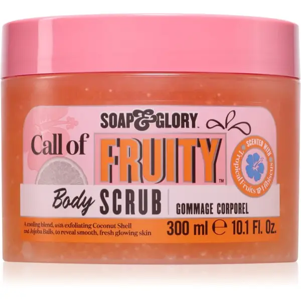 Soap & Glory Call of Fruity telový peeling 300 ml