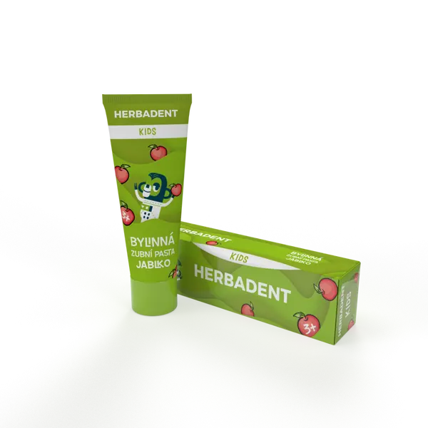 Herbadent Kids Bylinná zubní pasta jablko 75 g